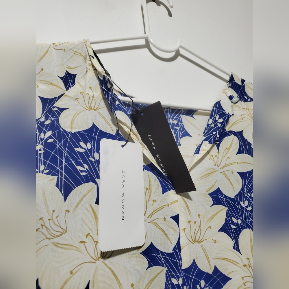 Zara Woman Floral Dress - Picture 8 of 16